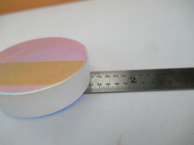 OPTICAL FLAT DICHROIC MIRROR LENS FILTER LASER OPTICS AS PICTURED &F5-A-24