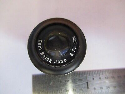 CARL ZEISS JENA GERMANY EYEPIECE TOP LENS MICROSCOPE PART AS PICTURED &15-FT-X27