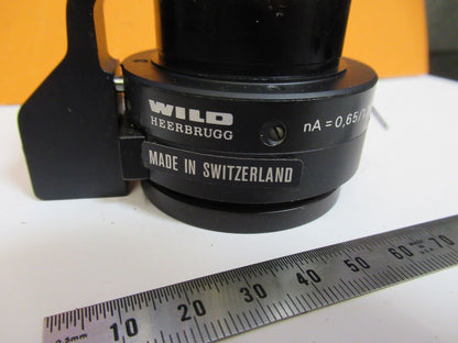 WILD HEERBRUGG SWISS M20 CONDENSER + IRIS MICROSCOPE PART AS PICTURED Y2-A-24