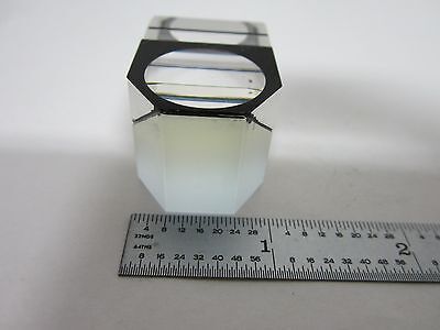 OPTICAL MICROSCOPE PART PRISM OPTICS AS IS BIN#N6-59