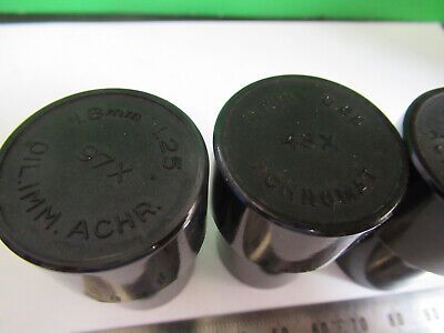 bausch lomb empty plastic canister objective MICROSCOPE PART AS PICTURED R9-A-11