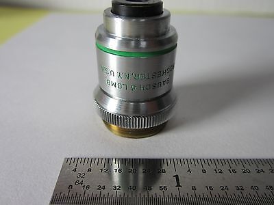 MICROSCOPE PART OBJECTIVE 10X BAUSCH LOMB OPTICS BIN#C8-17