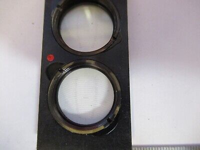 LEITZ GERMAN SLIDE CURVATURE MEASURING TOOLMAKER MICROSCOPE PART AS PIC &A9-A-92