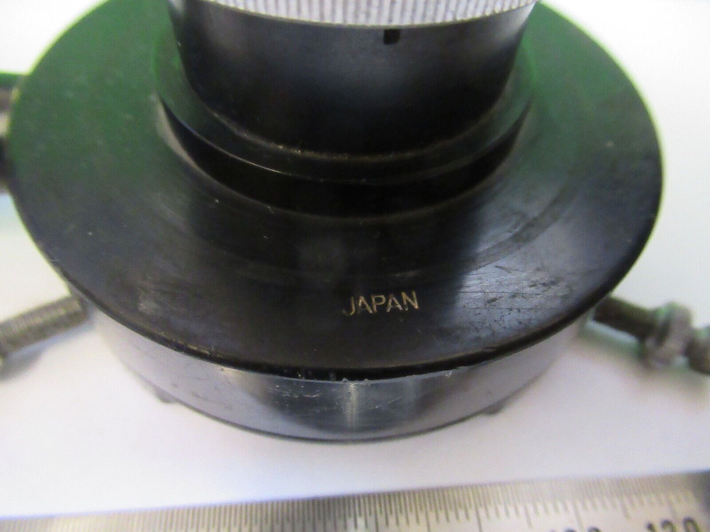 ANTIQUE UNKNOWN JAPAN STAGE ASSEMBLY MICROSCOPE PART AS PICTURED #Z7-A-77