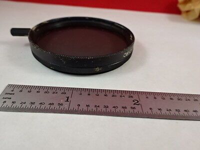 OPTICAL MOUNTED POLARIZER GLASS CANON 55 mm OPTICS AS IS BIN#P1-C-20