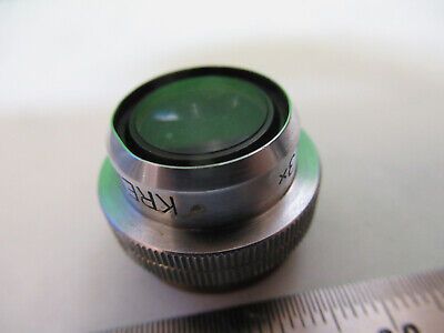 KREMP WETZLAR 4.3X OBJECTIVE LENS MICROSCOPE PART AS PICTURED &Z9-A-97