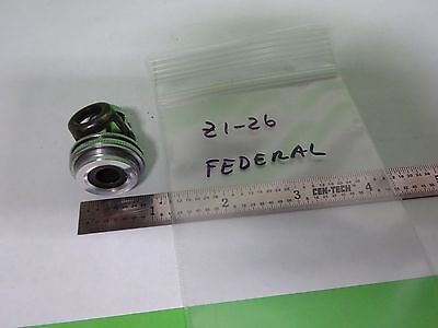 MIKROSKOP FEDERAL CONVERTIBLE OBJECTIVE 10X 20X ACHROMAT OPTICS AS IS BIN#Z1-26