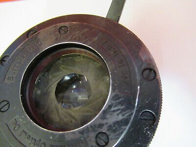 AO AMERICAN OPTICS SPENCER CONDENSER IRIS MICROSCOPE PART AS PICTURED #B6-A-43