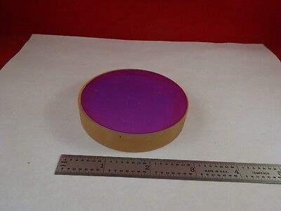 OPTICAL ZERODUR COATED FLAT ZYGO 1/10 WAVE 3" DIAMETER LASER OPTICS AS IS #80-11