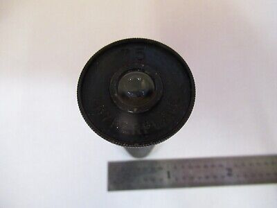 ANTIQUE BAUSCH LOMB 7.5 HYPERPLANE EYEPIECE MICROSCOPE PART AS PICTURED &8M-A-28