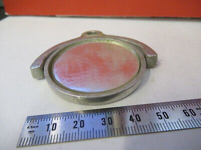 GENERIC VINTAGE MIRROR OLD MICROSCOPE PART OPTICS AS PICTURED &13-FT-70