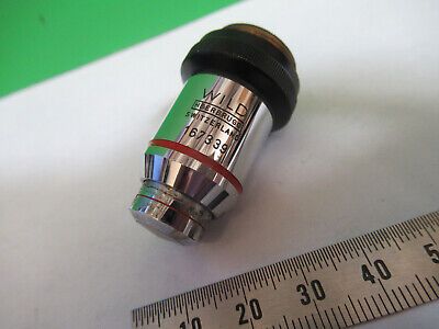 WILD SWISS FLUOTAR OBJECTIVE 100X LENS MICROSCOPE PART AS PICTURED &Q9-A-149B