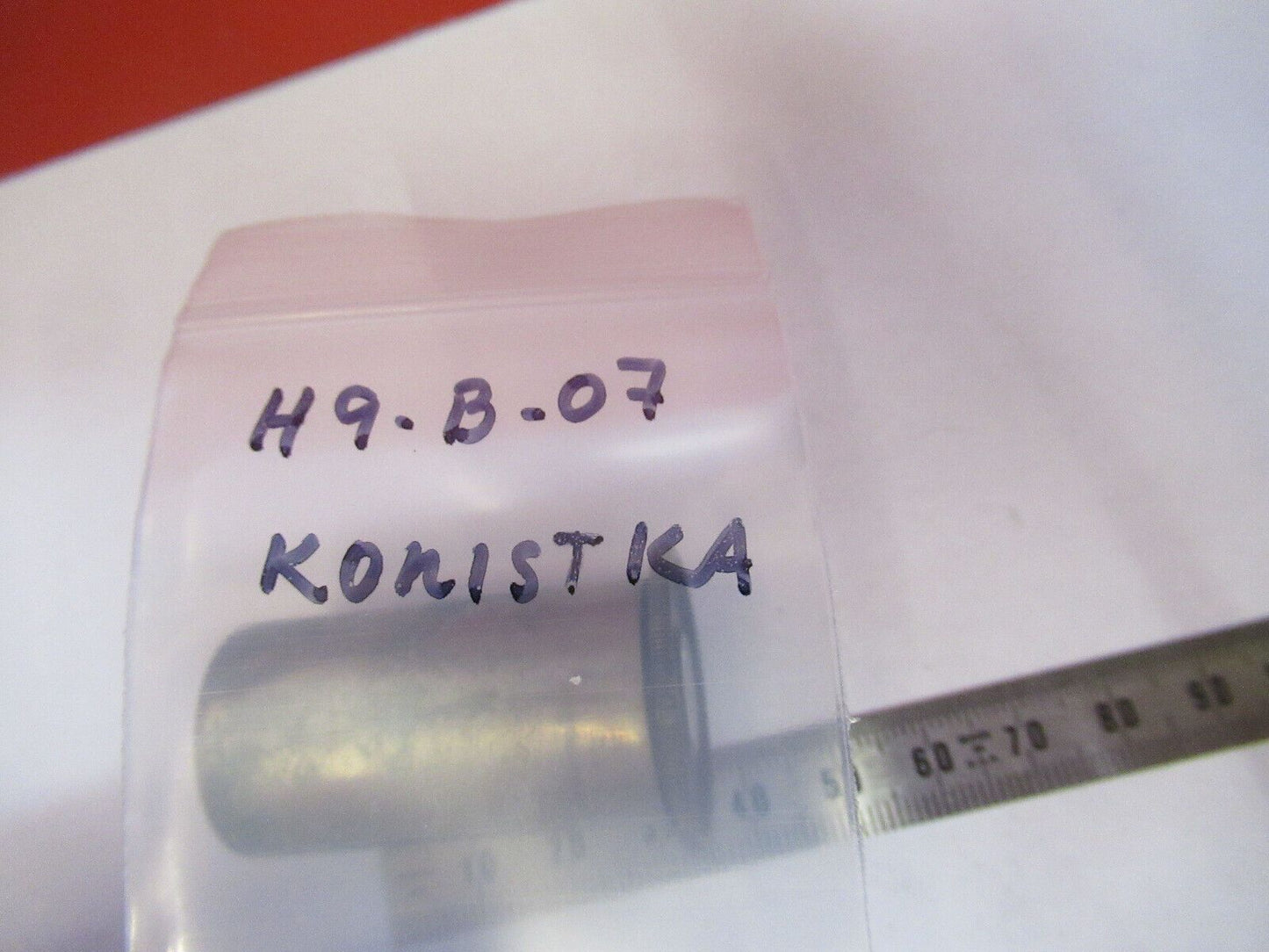 ANTIKES KORISTKA MILANO „3“-LINSEN-AUGENMIKROSKOPTEIL WIE ABGEBILDET #H9-B-07