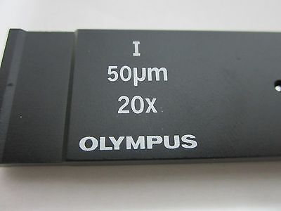 OLYMPUS MICROSCOPE SLIDE AH2-SLM20 FILTER  OPTICS BIN#54-09