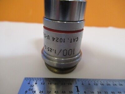 AMERICAN OPTICS AO 1024 ACHRO 100X OBJECTIVE MICROSCOPE PART AS PICTURED 1E-C-21