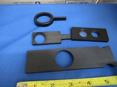 FOR PARTS LOT SLIDES ZEISS LEITZ NIKON MICROSCOPE PART OPTICS AS PICTUREDS1-A-32