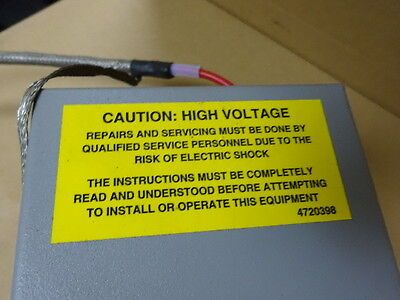 HIGH VOLTAGE POWER SUPPLY SIMCO STATIC CONTROL LASER ETC AS IS &TD-1