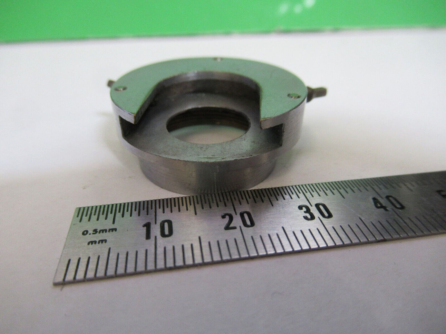 CENTERING POL OBJECTIVE CLAMP LEITZ  POL MICROSCOPE PART AS PICTURED Q7-A-31