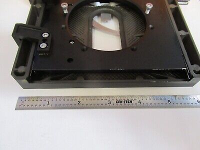 ZEISS GERMANY STAGE TABLE XY MICROMETER MICROSCOPE PART AS PICTURED &14-FT-25