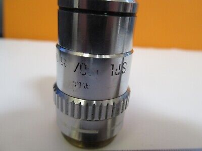 HUND WETZLAR 100X OBJECTIVE LENS OPTICS MICROSCOPE PART AS PICTURED &17-FT-86