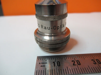 RAU OPTIK WETZLAR OBJECTIVE 7X MICROSCOPE PART OPTICS AS PICTURED &14-B-64