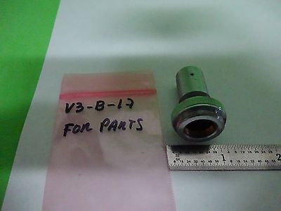 FÜR TEILE MICROSCOPE OBJECTIVE GERMANY OPTICS AS IS BIN#V3-B-17