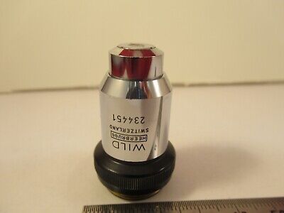 WILD HEERBRUGG SWISS OBJECTIVE 40X OPTICS MICROSCOPE PART AS PICTURED &14-A-86