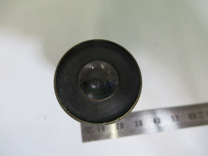 CARL ZEISS JENA "2"  [dirty] EYEPIECE OPTICS MICROSCOPE PART AS PICTURED P2-B-05