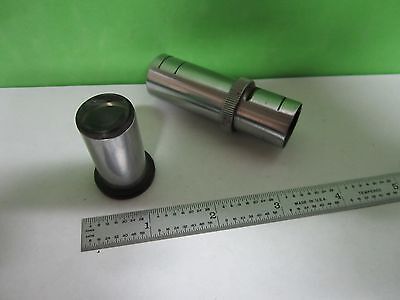 MICROSCOPE PART OPTICAL GAERTNER EYEPIECE + TUBUS OPTICS AS IS BIN#T5-13