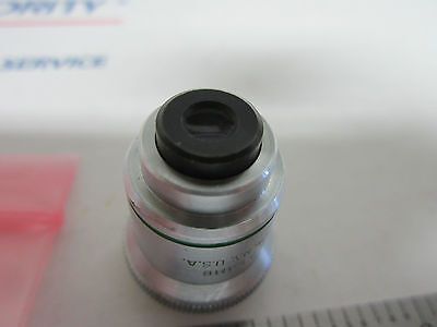 MICROSCOPE OBJECTIVE BAUSCH LOMB 10X OPTICS #12-04 BIN#12