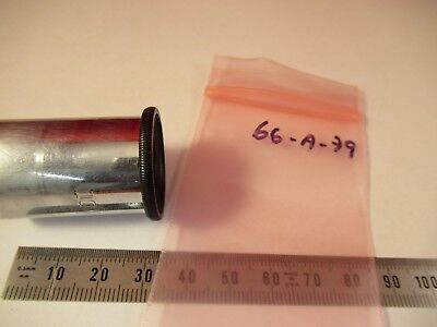 UNKNOWN MAKER 10X OCULAR EYEPIECE OPTICS MICROSCOPE PART AS PICTURED &66-A-79