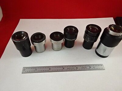 FOR PARTS LOT EYEPIECES OCULAR MICROSCOPE PART OPTICS AS PICTURED &S3-A-12