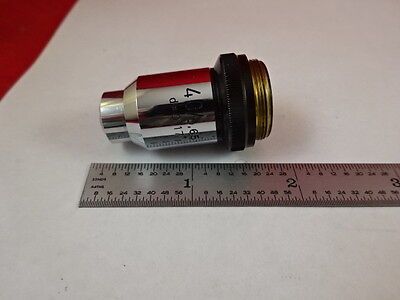 MICROSCOPE PART WILD SWISS OBJECTIVE LENS 40X OPTICS AS IS B#D2-B-15