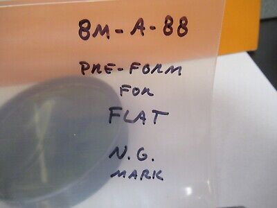 OPTICAL UNFINISHED GLASS PRE-FORM FUSED SILICA FLAT OPTICS AS PICTURED &8M-A-88