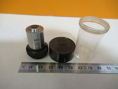 YASHIMA OBJECTIVE 10X TOKYO JAPAN LENS MICROSCOPE PART AS PICTURED #P6-A-21