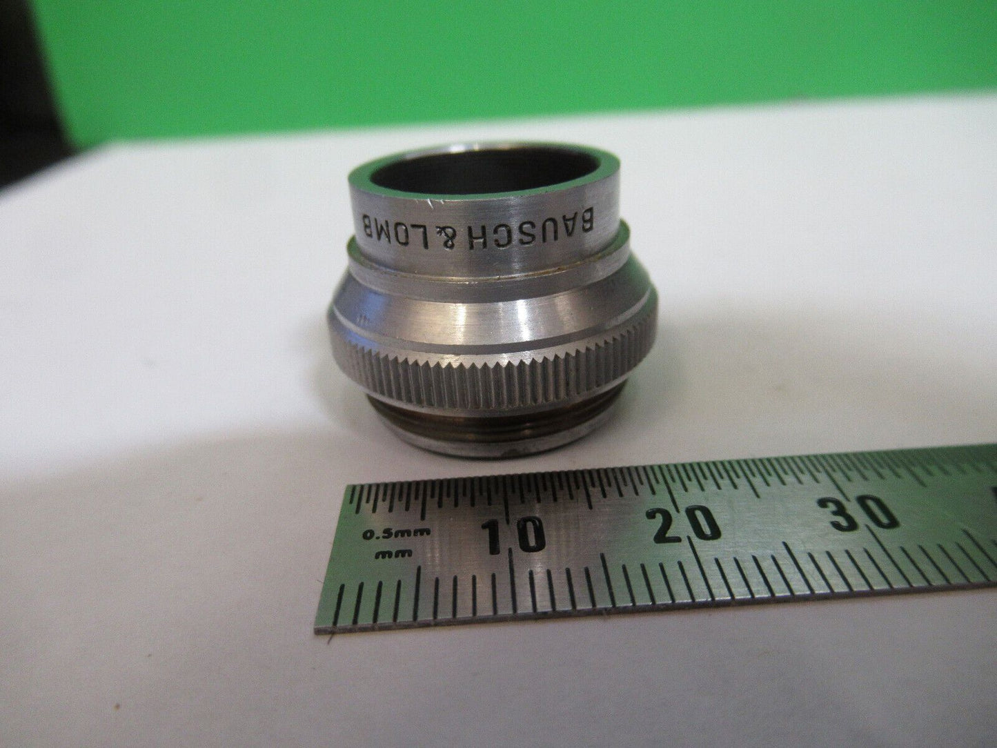 BAUSCH LOMB OBJECTIVE 48mm LENS OPTICS MICROSCOPE PART AS PICTURED Q7-A-36