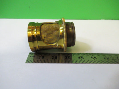 ANTIQUE BRASS HENRY CROUCH LONDON POL LENS MICROSCOPE AS PICTURED &22-A-17