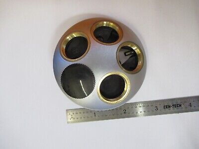 LEITZ WETZLAR SM-LUX NOSEPIECE MICROSCOPE PART OPTICS AS PICTURED &4T-A-51