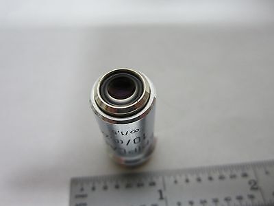 MICROSCOPE PART OBJECTIVE ZEISS GERMANY EPIPLAN 10X OPTICS AS IS BIN#L2-30