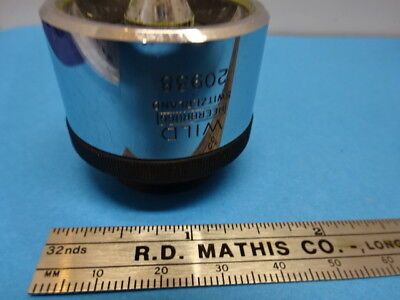 WILD HEERBRUGG SWISS OBJECTIVE EPI 20X MICROSCOPE PART OPTICS AS IS &90-A-02