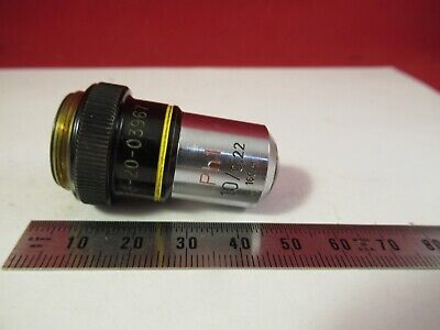 CARL ZEISS OBJECTIVE 10X /160 PH1 OPTICS MICROSCOPE PART AS PICTURED &P8-A-14