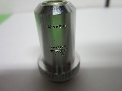 MICROSCOPE OBJECTIVE LEITZ WETZLAR 10X OPTICS BIN#5K-L-11