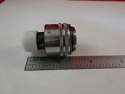 MICROSCOPE PART LEITZ GERMANY OBJECTIVE CUSTOM 10X OPTICS AS IS BIN#Q3-A-15