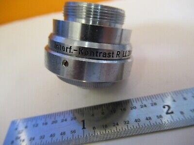 REICHERT AUSTRIA DIC OBJECTIVE 27 np MICROSCOPE PART OPTICS AS PICTURED &A4-A-49