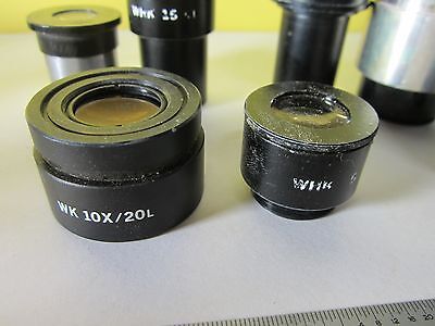 LOT MICROSCOPE OLYMPUS EYEPIECES scratch dent #31-B-02