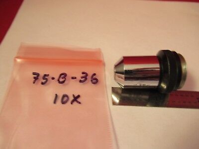 WILD HEERBRUGG SWISS OBJECTIVE 10X MICROSCOPE PART OPTICS AS PICTURED &75-B-36