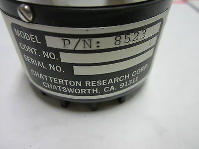 INCREMENTAL ROTARY ENCODER DYNAMICS RESEARCH LASER OPTICS AS IS BIN#B4-03