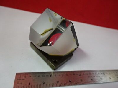 OLYMPUS JAPAN HEAD PRISM MICROSCOPE PART OPTICS AS IS #91-04