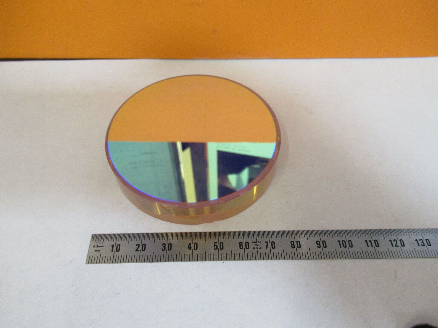 OPTICAL ZERODUR FLAT COATED NICE PRO OPTICS 3" DIAMETER AS PICTURED #P4-B-08