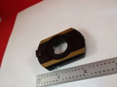 MICROSCOPE PART ZEISS POLARIZER OBJECTIVE HOLDER POL OPTICS AS IS #X6-B-11